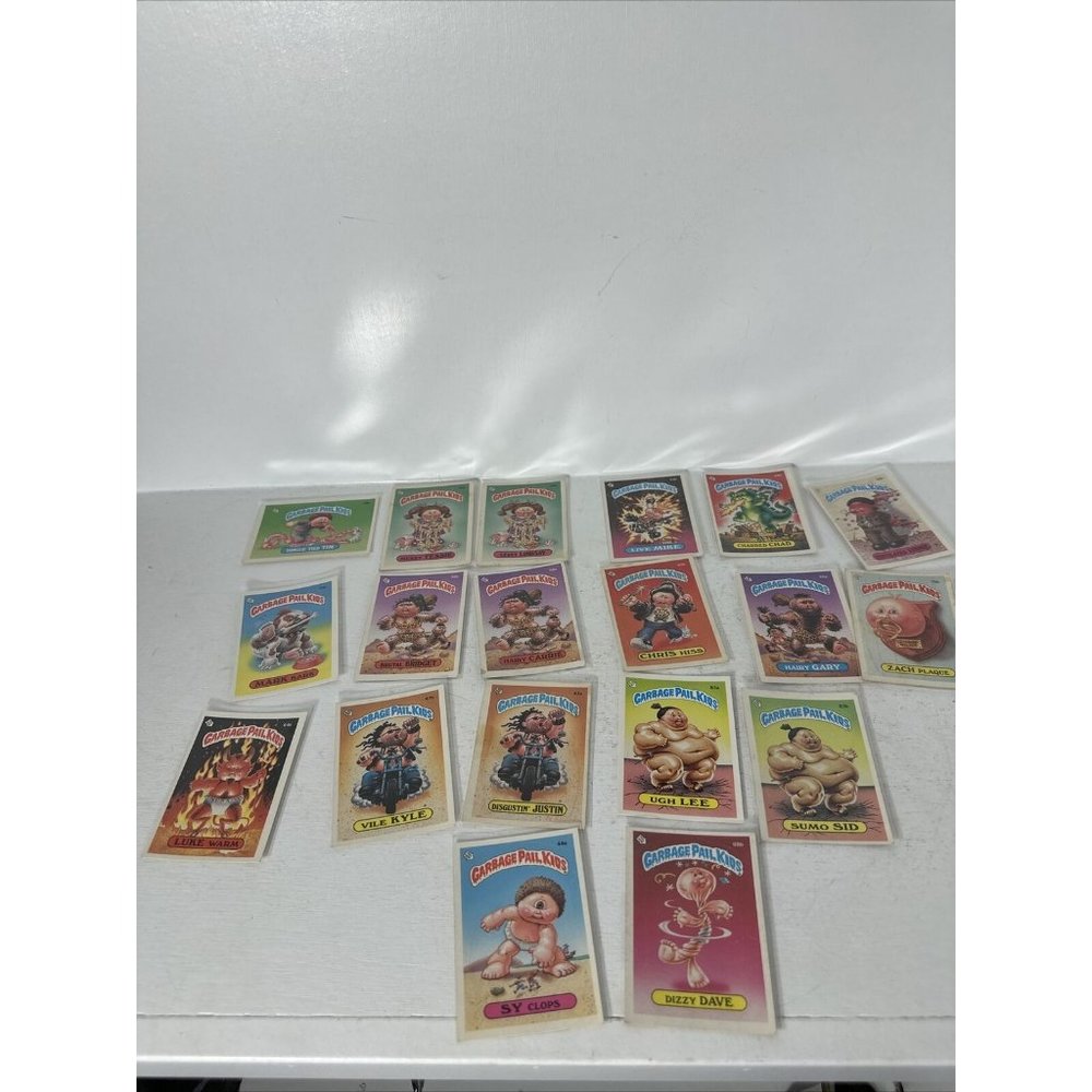 1985 Garbage Pail Kids series 2 lot Of 19 No Duplicates.
